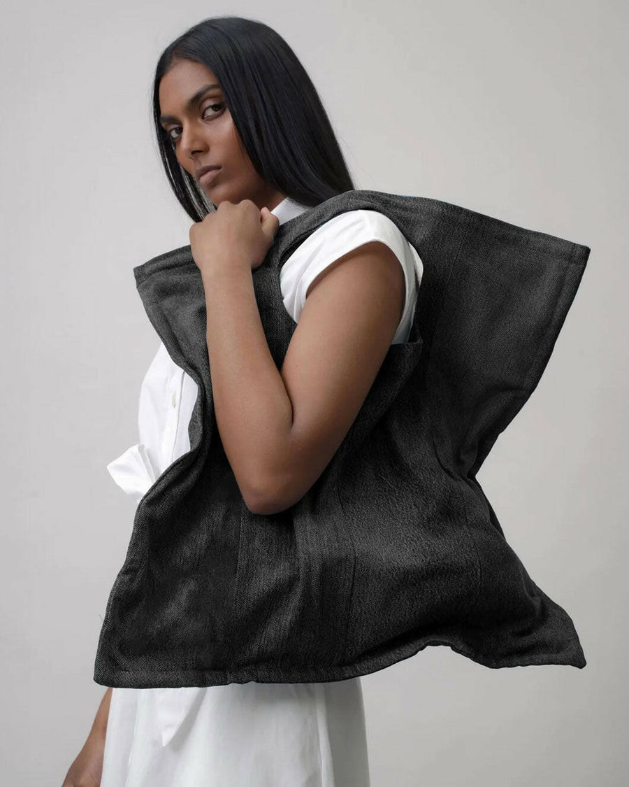 elv denim the crush bag black