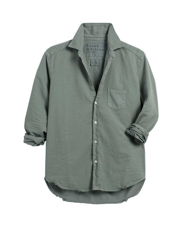 frank and eileen Eileen Button Up Thyme green