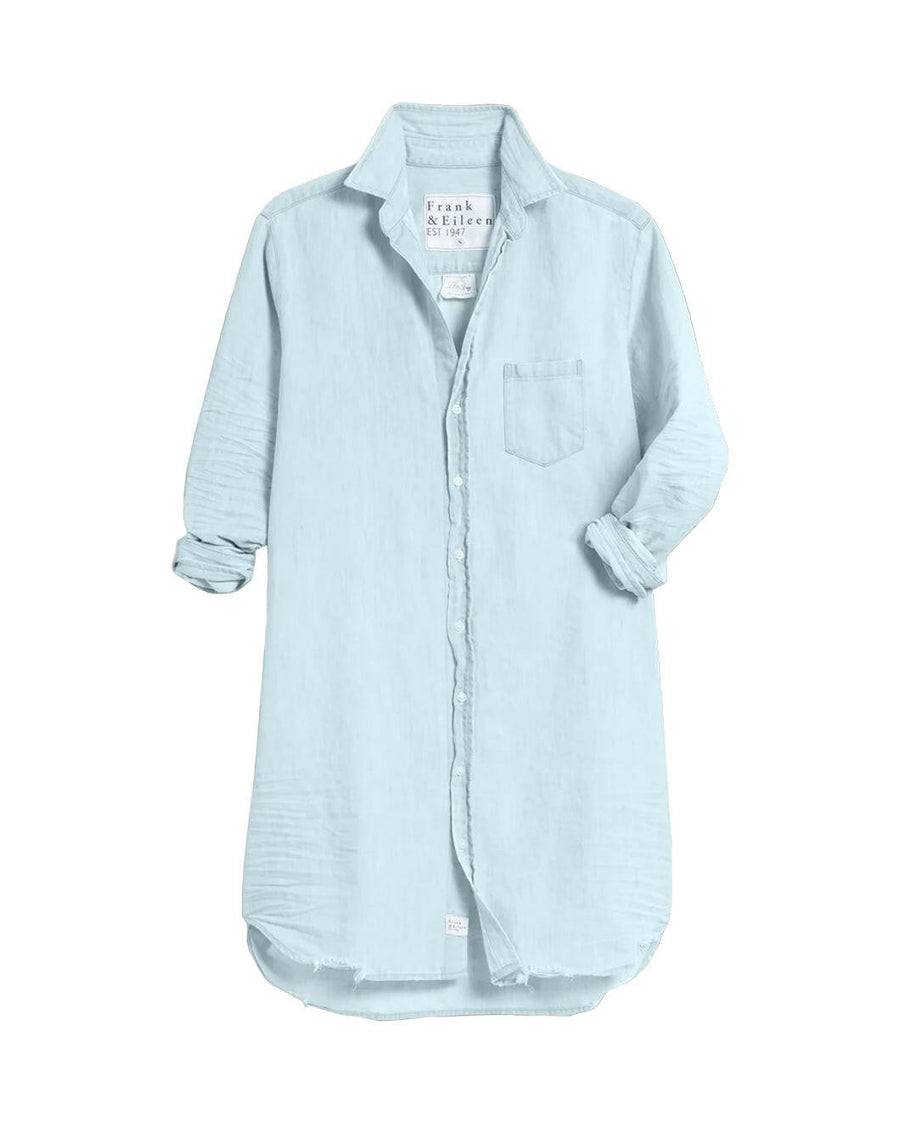 frank and eileen mary classic shirtdress classic blue tattered wash