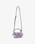 ganni Bou Bag Mini Metallic Pink Lavender