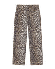 ganni leopard print denim izey jean