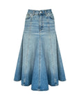 haikure min serenity denim skirt iconic blue