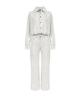 haikure tilda jumpsuit ecru white