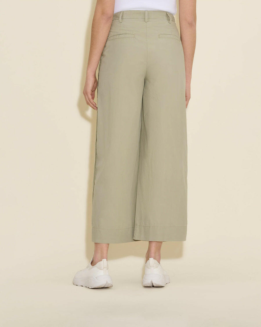 holzweiler cyra trousers green pants on figure back