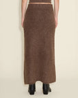 holzweiler Fure Fluffy Skirt dark brown on figure back