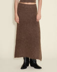 holzweiler Fure Fluffy Skirt dark brown on figure front