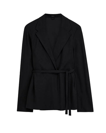 joseph Wool Voile Haxo Jacket black