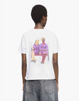 jw anderson Anchor Embroidery Back Print T-Shirt white on figure back