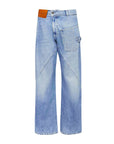 jw anderson  TWISTED WORKWEAR DENIM JEANS blue