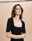 la ligne desiree dress black