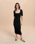 la ligne desiree dress black