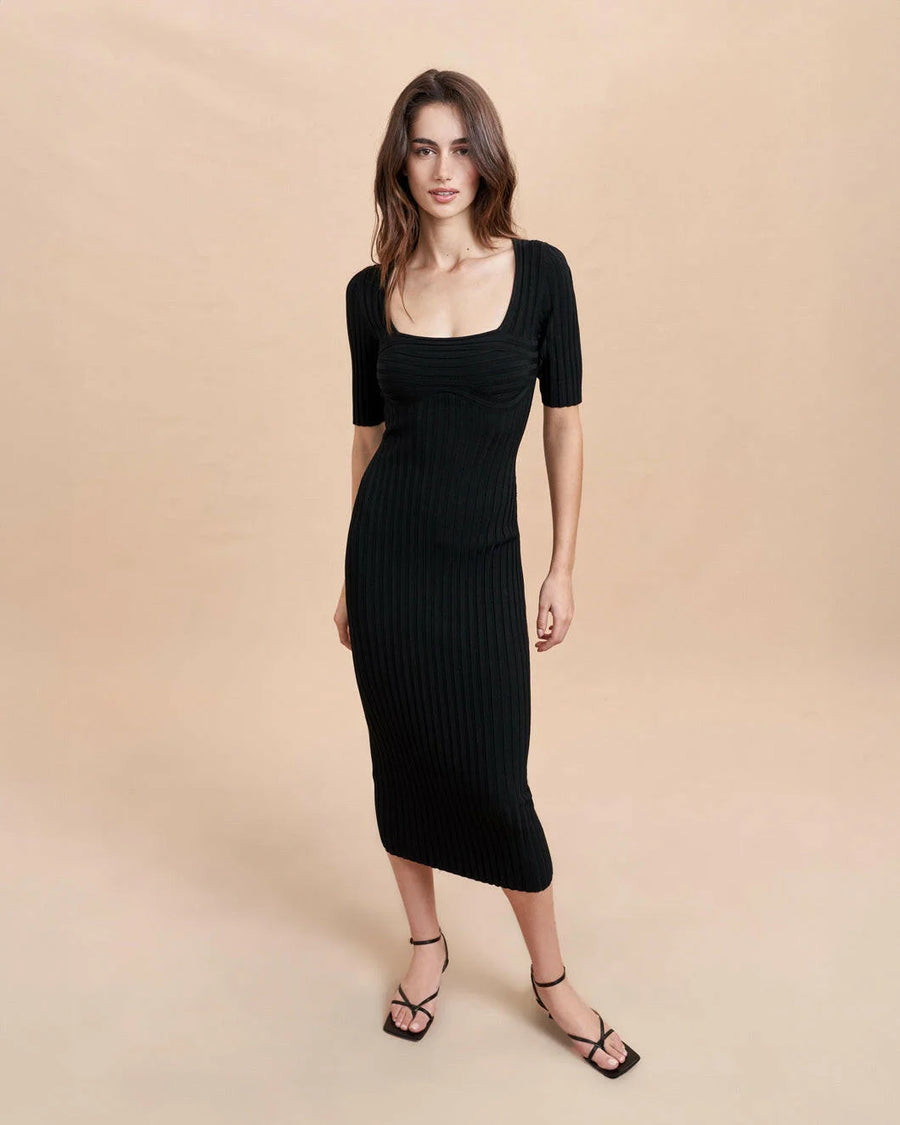 la ligne desiree dress black