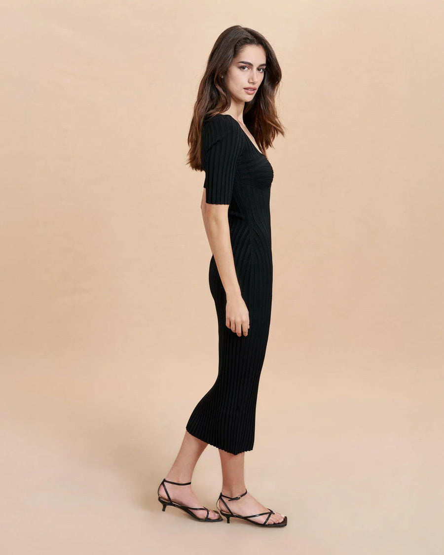 la ligne desiree dress black