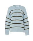 LA LIGNE Marina Sweater Light Blue and Olive