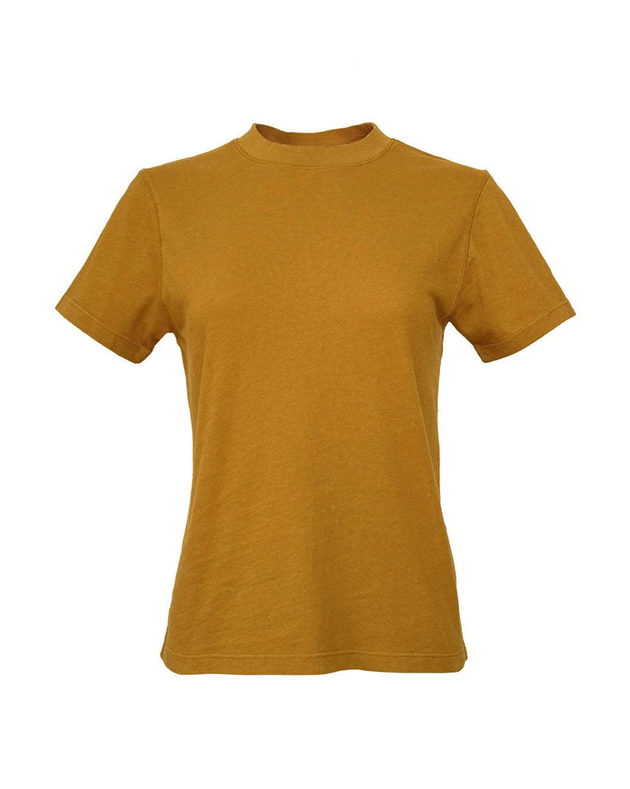 La Ligne molly tee mustard yellow