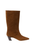 loeffler randall Cleo Kicked Heel Calf Boot cacao brown