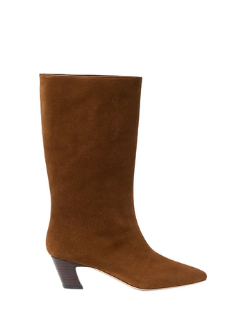 loeffler randall Cleo Kicked Heel Calf Boot cacao brown