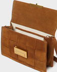 loeffler randall delphine cacao clutch brown open