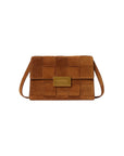 loeffler randall delphine cacao clutch brown