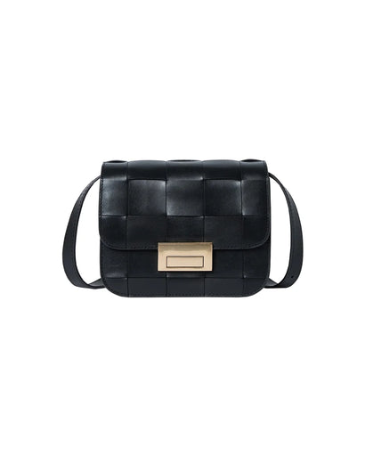 loeffler randall esi Crossbody with Lock Hardware Black