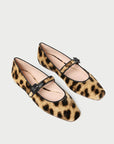 loeffler randall Ginger Mary Jane Flat Leopard