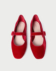 loeffler randall Ginger Mary Jane Flat Red