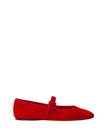 loeffler randall Ginger Mary Jane Flat Red