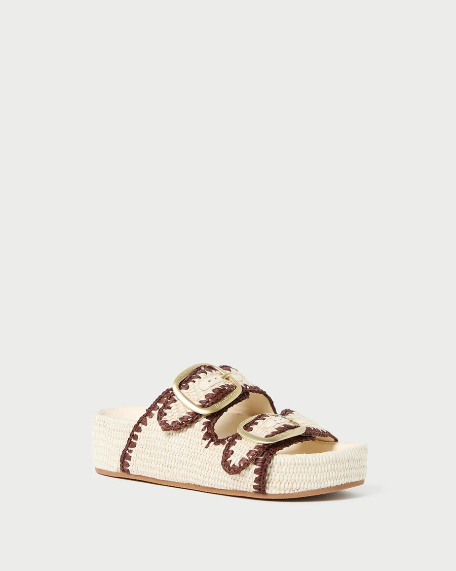 loeffler randall theo sandal cream and brown