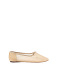 loeffler randall landon mesh ballet flat caramel beige