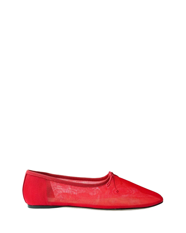 loeffler randall landon Soft mesh Ballet Flat red