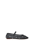 loeffler randall Leonie Ballet Flat Black/Crystal