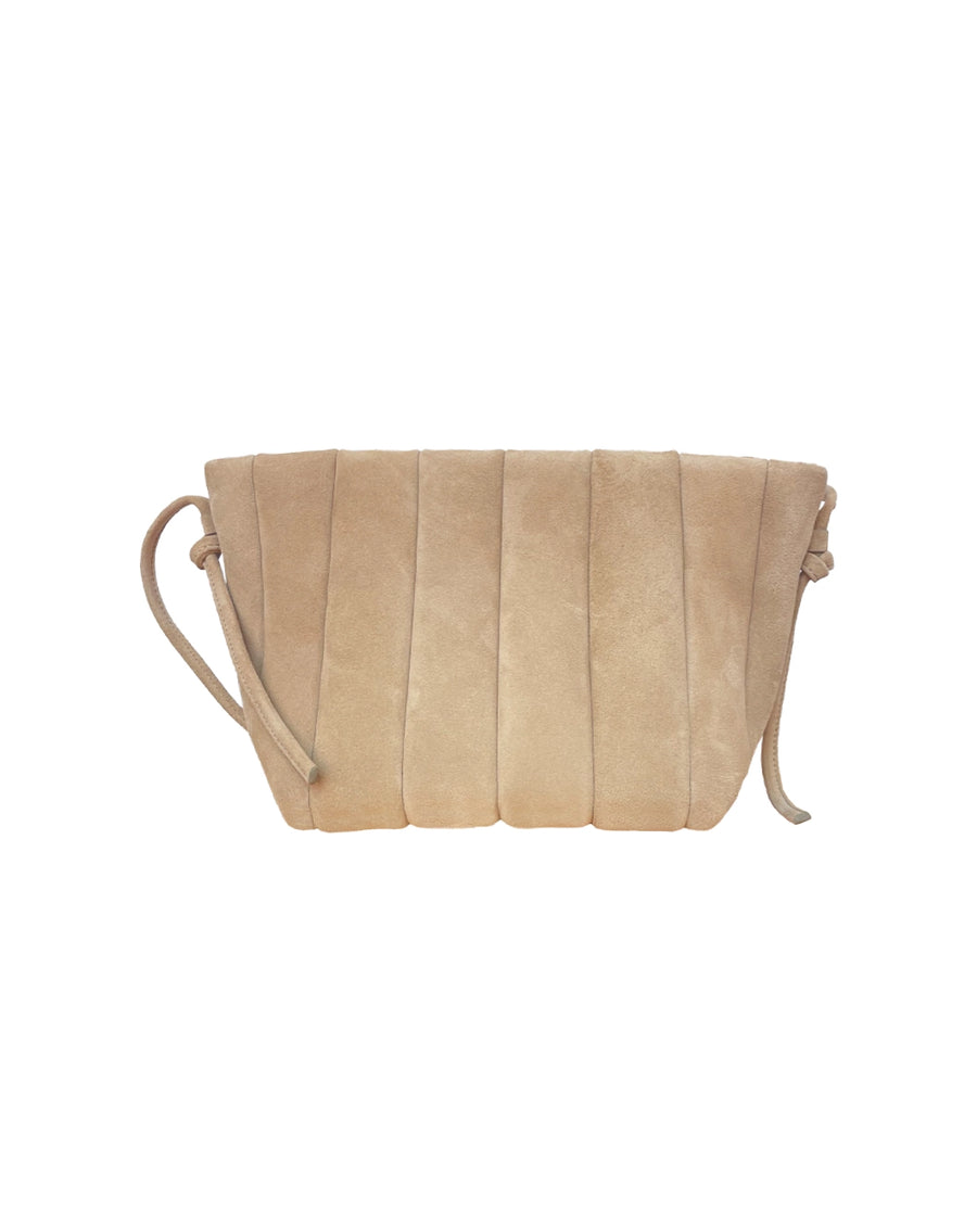 maeden Boulevard Bag Suede Natural tan