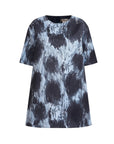 marni Short Sleeve A-Line Mini Dress antique silver