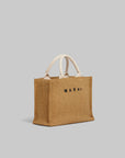 marni Raffia Small Basket Bag natural side