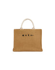 marni Raffia Small Basket Bag natural