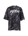 marni Scribble Logo T-Shirt black