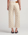 marni bone striped boyfriend trousers denim on figure back