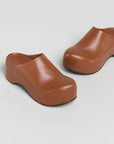 marni chunky sabot clog brown