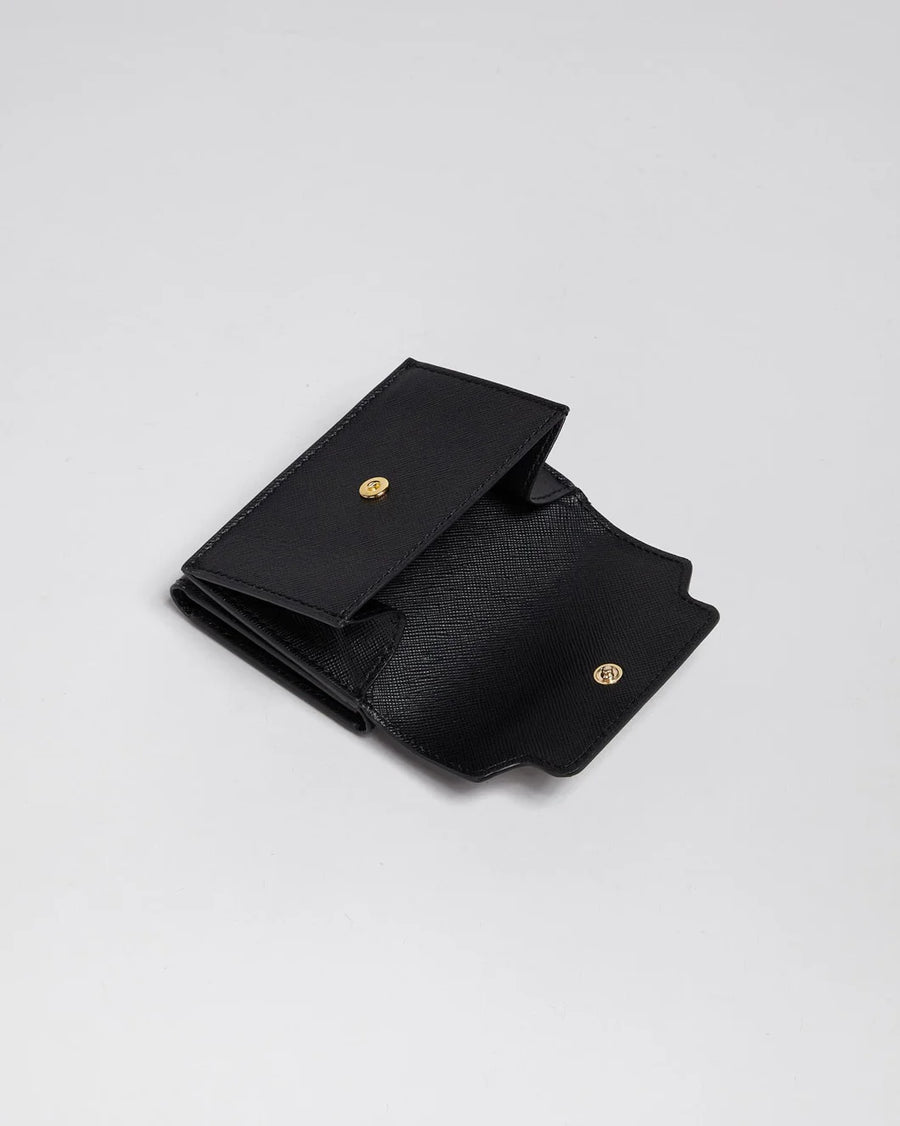 marni trifold wallet black