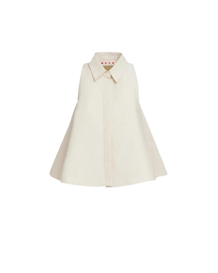 Marni Cotton Shirt Ivory isolated