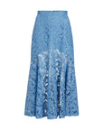 patou Peplum Lace Skirt airy blue