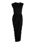 patou Open Back Dress black