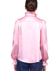 prune gold schmidt double collar shirt pink figure back