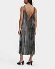 rachel comey namur dress gunmetal grey on figure back