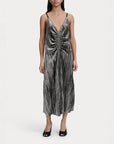 rachel comey namur dress gunmetal grey on figure front