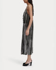 rachel comey namur dress gunmetal grey on figure side