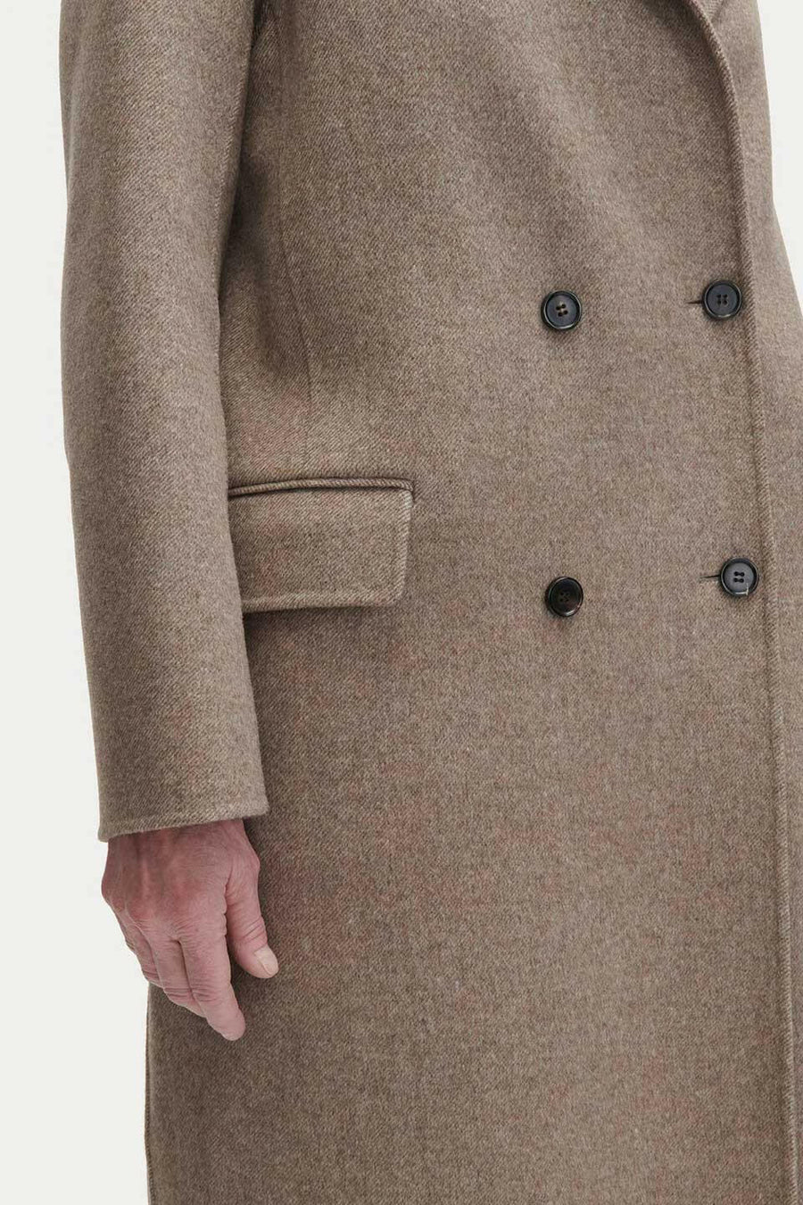 rachel comey axel coat brown figure detail
