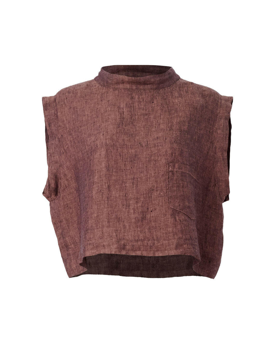 Rachel comey bacchus top guava brown