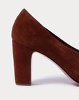 rachel comey Chloris Pump whisky brown heel detail