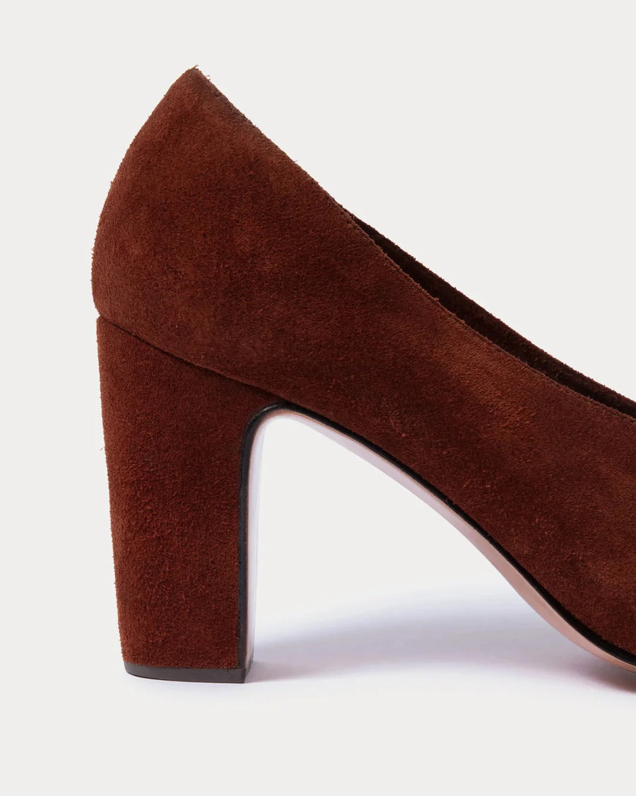 rachel comey Chloris Pump whisky brown heel detail